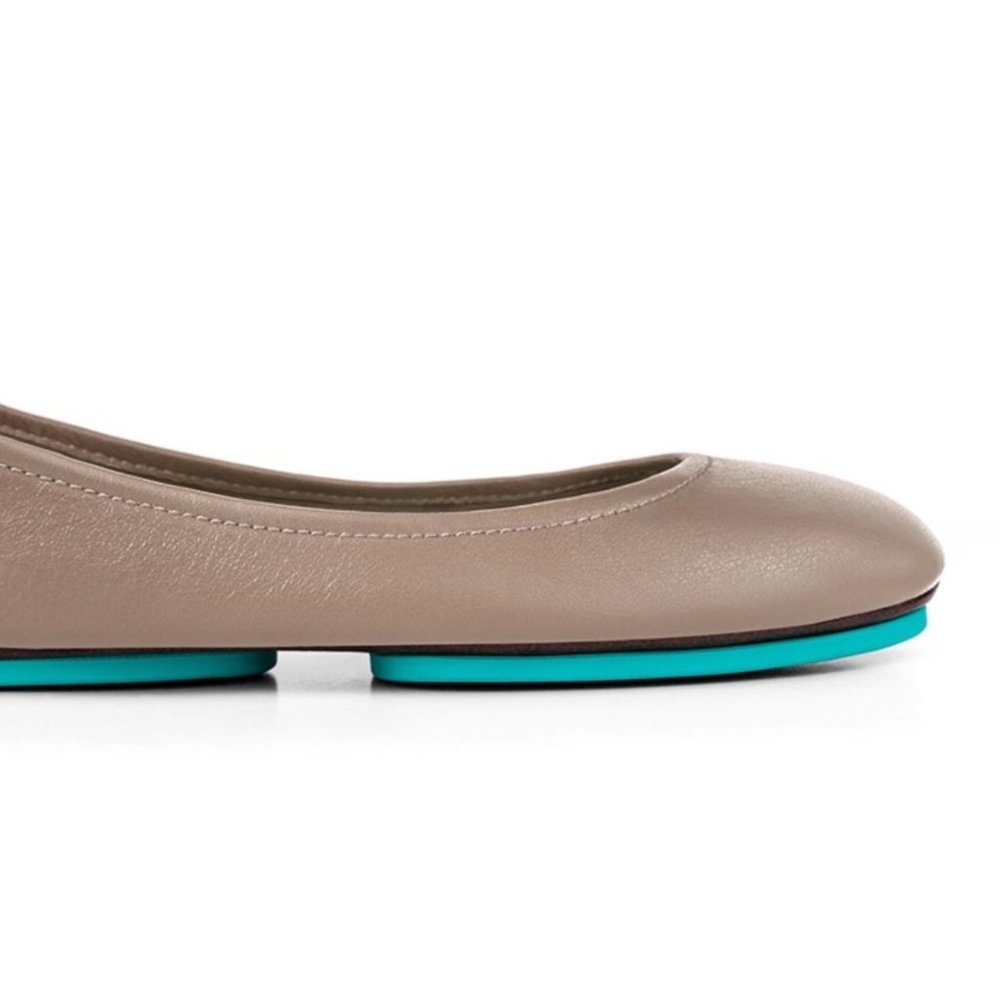 Tieks Taupe Ballet Flats Size 8